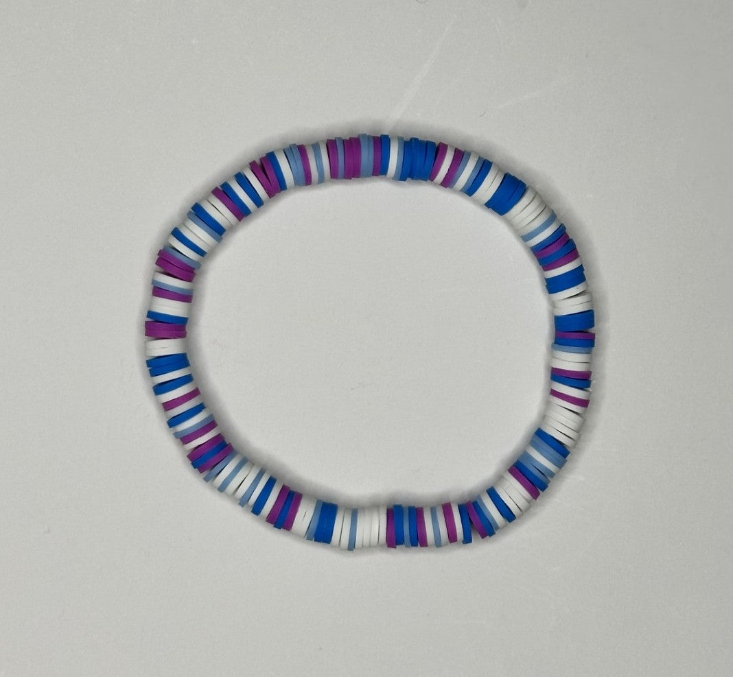 Dream Weaver Clay Beaded Bracelet 🌙✨🕸️