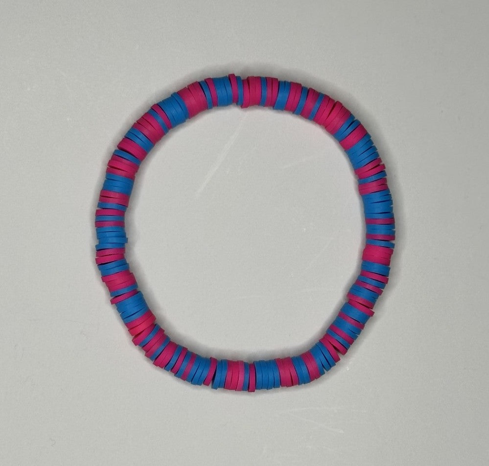 Electric Bubble Clay Beaded Bracelet ⚡🫧