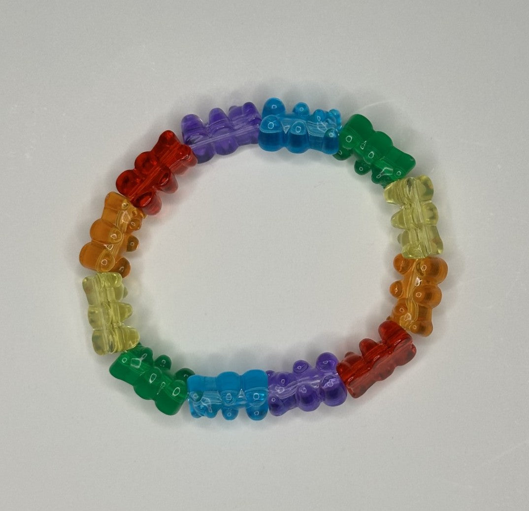 Rainbow Bear Gummies Beaded Bracelet π§Έπππ