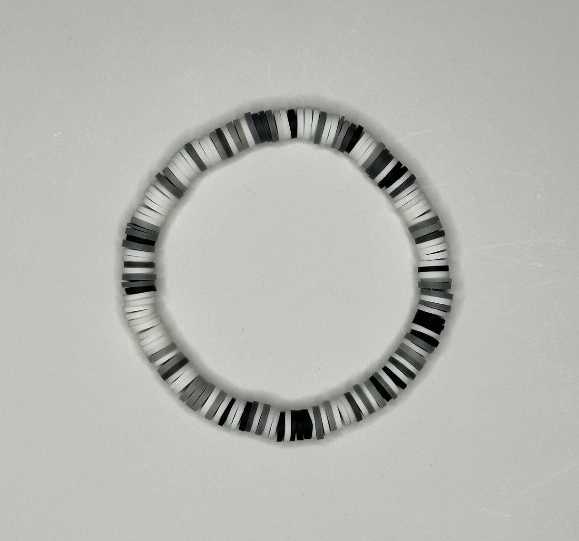 Stormy Skies Clay Beaded Bracelet 🌩️⛈️🌧️⚡