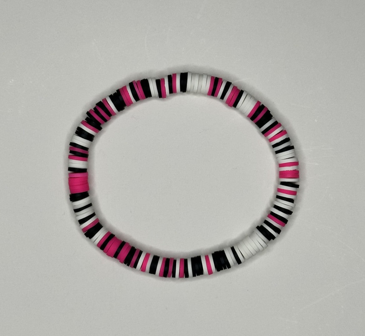 Girly Rockstar Clay Beaded Bracelet